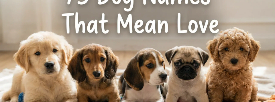 75 Dog Names That Mean Love - Because Your Pup Deserves a Name as Special as They Are
