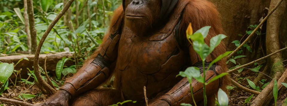 The Robot Orangutan spy That Fooled Its Wild Cousins