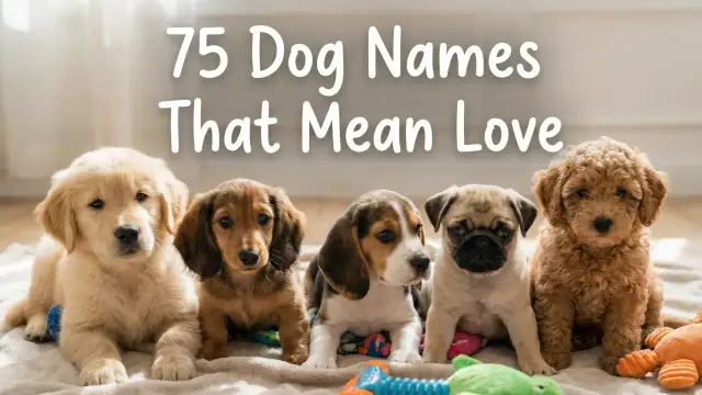 75 Dog Names That Mean Love - Because Your Pup Deserves a Name as Special as They Are