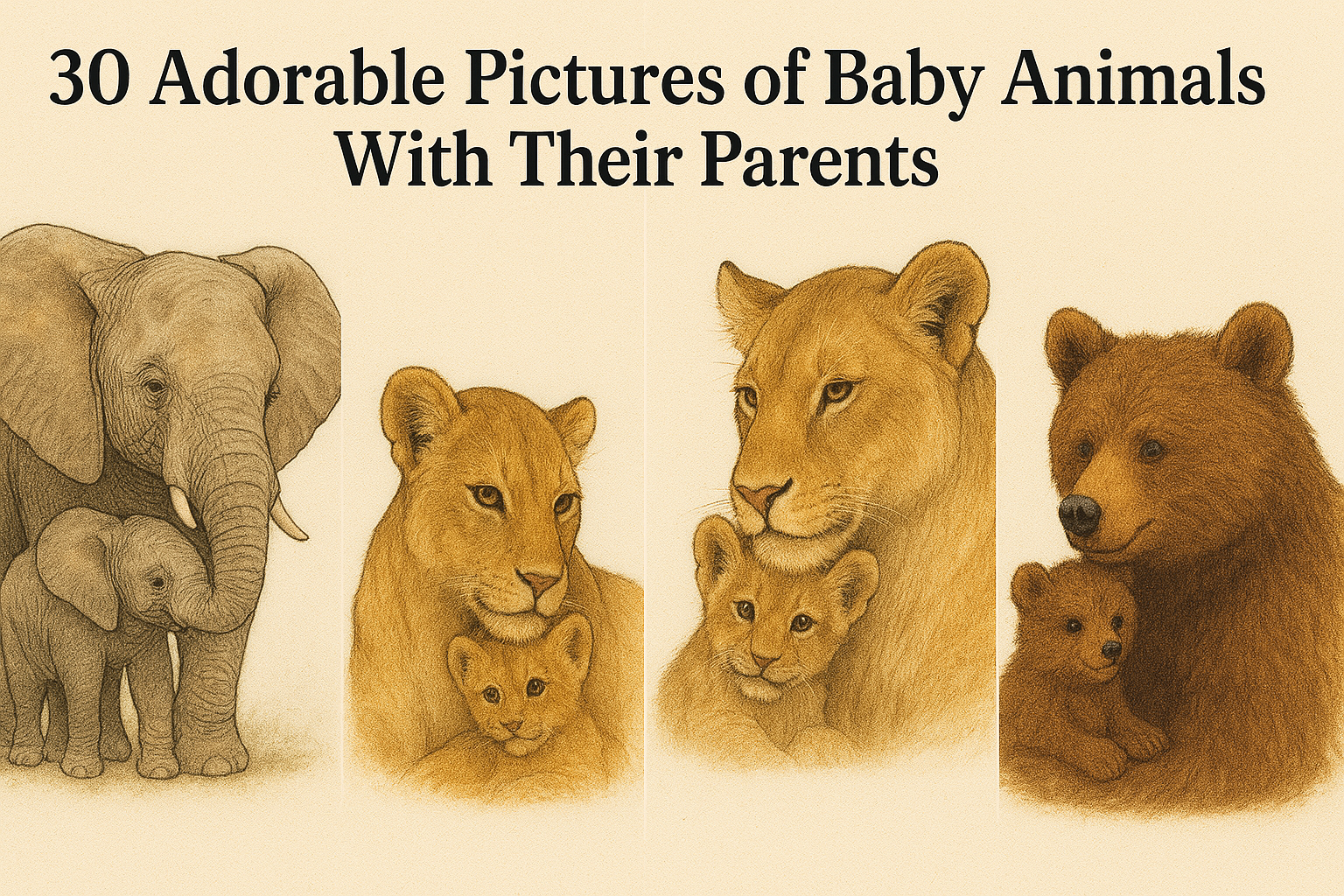 30 Adorable Pictures of Baby Animals With Their Parents: A Journey Through  Nature's Most Heartwarming Moments - Growld, image size:1536x1024